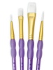 Royal Brush White Taklon Round Shader Brush Set Photo