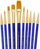 Royal Brush Golden Taklon Value Brush Pack Photo