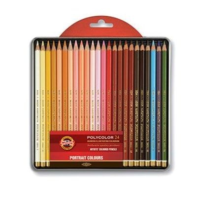 Photo of Koh i noor Koh-I-Noor Polycolor Set Of 24 Artist Coloured Pencils - Landscape