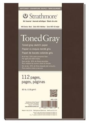 Photo of Strathmore 400 Toned Grey Sketch Art Journal - Softcover