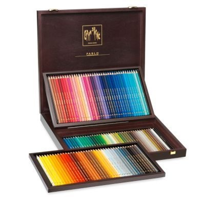 Photo of Caran Dache Caran d'Ache Pablo Coloured Pencil - Set of 120 - Wooden Case