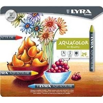 Photo of Lyra Aquacolor Water-Soluble Wax Crayons