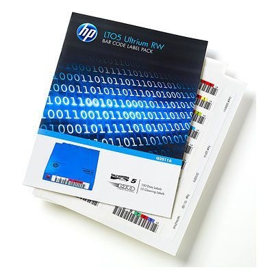 Photo of HP Enterprise Q2011A LTO-5 Ultrium RW Bar Code Label Pack