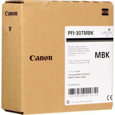 Photo of Canon PFI-307MBK Ink Cartridge