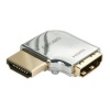 Lindy CROMO HDMI Male to HDMI Female 90 Degree Right Angle Adapter - Left Photo