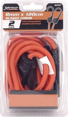 Photo of X Strap X-Strap Heavy Duty Round Bungee Cords with Plastic Moulded Steel Hooks