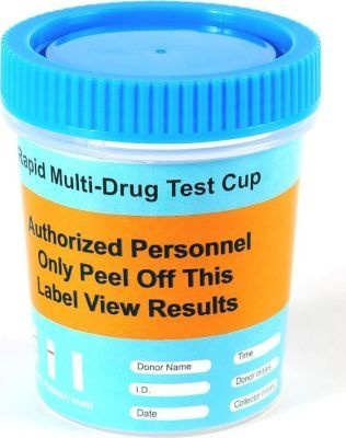 Photo of Be Safe Paramedical 6 Panel Cup Drug Test with Blue Lid