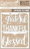 Celebr8 Matt Board Midi - Grateful Thankful Blessed Photo