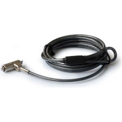 Photo of Port Designs 901215 cable lock Black Silver 1.55 m SECURITY CABLE KEYED NANO SLOT