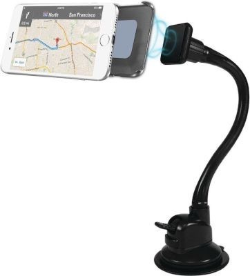 Photo of Macally 12" Magnetic Extra Long Suction Mount Holder for Smartphones
