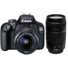 Canon EOS 4000D Digital SLR Camera Double DC Kit - EF-S 18-55mm f/3.5-5.6 IS 2 and EF75-300 f/4-5.6 3 Lens Photo