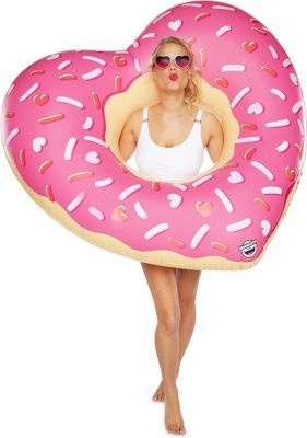 Photo of Big Mouth Inc Heart Donut Pool Float