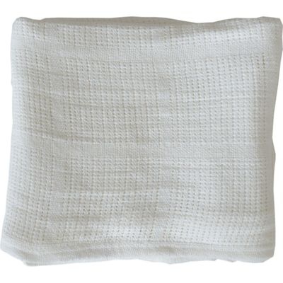 Photo of Snuggletime Cotton Cellular Blanket for Pram or Crib