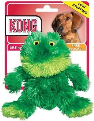 Photo of Kong Dr Noyz Green Frog Plush Toy