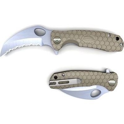 Photo of Honey Badger HB1152 Claw Flipper Serrated Knife