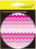 Tower Magnetic License Disc Holder - Pink Pattern Photo