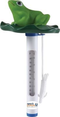 Photo of Speck Pumps Speck Frog on Lotus Thermometer