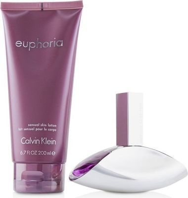 Calvin Klein Euphoria Gift Set Eau de Parfum Body Lotion Parallel Import