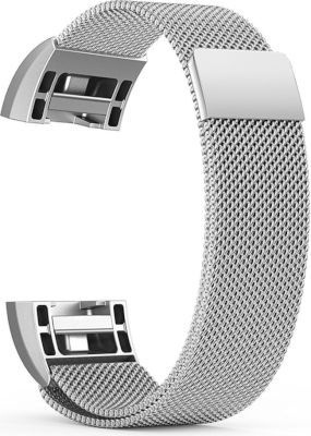 Photo of Linxure Milanese Strap for the Fitbit Charge 2 Silver - Large