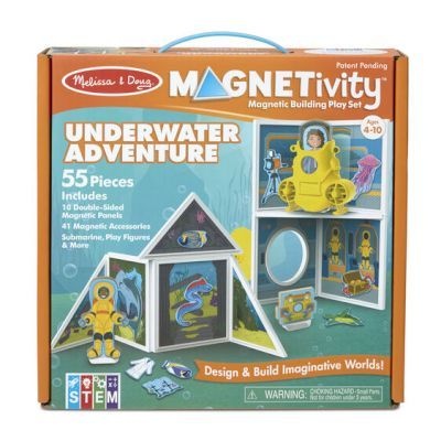 Photo of Melissa Doug Melissa & Doug Magnetivity Magnetic Building Play Set - Underwater Adventure