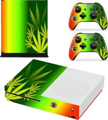 Photo of SKIN-NIT Decal Skin For Xbox One S: Rasta Weed