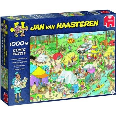 Photo of Jumbo Jan van Haasteren Comic Jigsaw Puzzle - Camping In The Forest