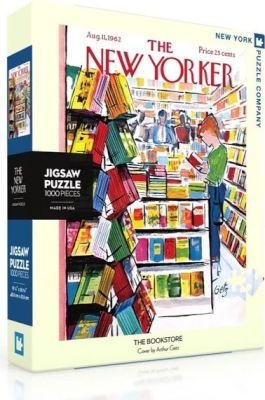 Photo of New York Puzzle Co New York Puzzle Company - The New Yorker Collection: The Bookstore