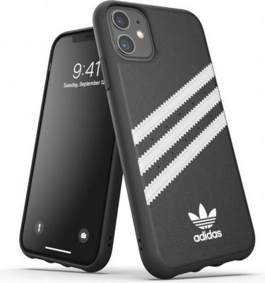 Photo of Adidas 36289 mobile phone case 15.4 cm Cover Black White 3-Stripes Snap Case for iPhone 11