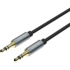 UNITEK Y-C922ABK audio cable 1.5 m 3.5mm Black Grey 3.5MM AUX Audio Cable Male to 1.5m Photo
