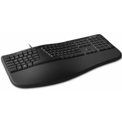 Photo of Microsoft Ergonomic keyboard USB QWERTY US International Black Keyboard 2.0 Type A Eng Int