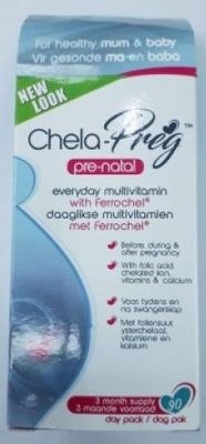 Photo of Chela Preg Chela-Preg Pre-Natal - Everyday Multivitamin with Ferrochel