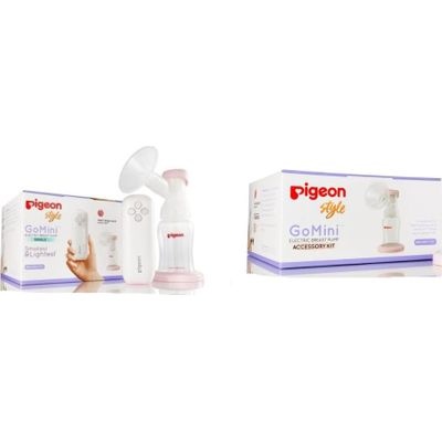 Photo of Pigeon GoMini Electric Single Breast Pump PLUS a FREE GoMini Electric Breast Pump Accessory Kit valued at R700