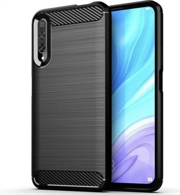 Photo of CellTime Shockproof Carbon Fiber Design Cover for Huawei Y9S - Black