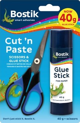 Photo of Bostik Cut 'n Paste - Scissors and Glue Stick