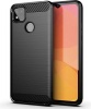 CellTime Xiaomi Redmi 9c Shockproof Carbon Fiber Design Cover - Red Photo