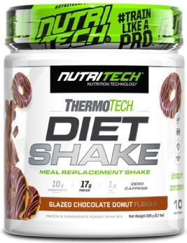 Photo of NUTRITECH Thermotech Diet Shake Meal Replacement Powder - Glazed Chocolate Donut Flavour