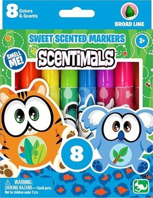 Photo of Scentimals Broad Line Sweet Scented Markers