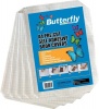 Butterfly A4 70 Micron Pre-cut Self-Adhesive Clear Plastic Book Covers Photo