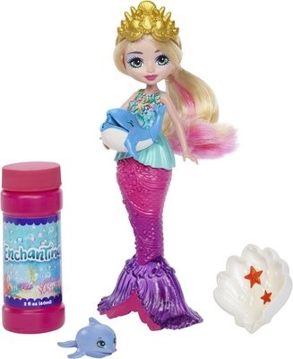 Photo of Enchantimals Royal Ocean Kingdom Bubblin Atlantia Mermaid Doll with Spurt & Spray