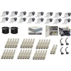 HikVision 16Ch 1MP Bullet Security Camera Kit With 200M Cable Photo