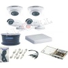 HikVision 4Ch 2MP Bullet Dome Combination Security Camera Kit With 100M Cable Photo