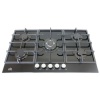 Alva 5-Burner Glass Top Gas Hob Photo