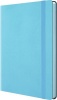 Bantex A5 PU Flexicover Lined Journal Notebook - Blue Photo
