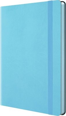 Photo of Bantex A5 PU Flexicover Lined Journal Notebook - Blue