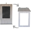 SpaceSave Fold Up Wall Mounted Desk & Blackboard Photo
