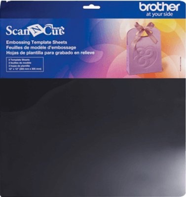 Photo of Brother ScanNCut Embossing Template Sheets - Use with Embossing Starter Kit