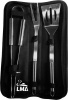 LMA Stainless Steel 3 Piece Braai Master Utensil Set in Carry Bag Photo