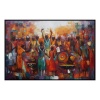Fancy Artwork Canvas Wall Art :Fusion Vibrant of Abstract Shapes - Photo
