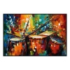 Fancy Artwork Canvas Wall Art :Rhythms Caribbean By Vibrant Expressions - Photo
