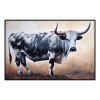 Fancy Artwork Canvas Wall Art :Large Nguni Bull Painting Terry Kobus - Photo